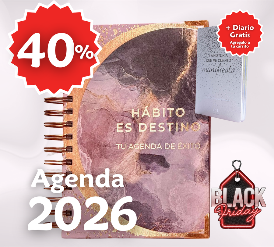 Agenda Espiral 2026 Con diario Gratis Black Friday