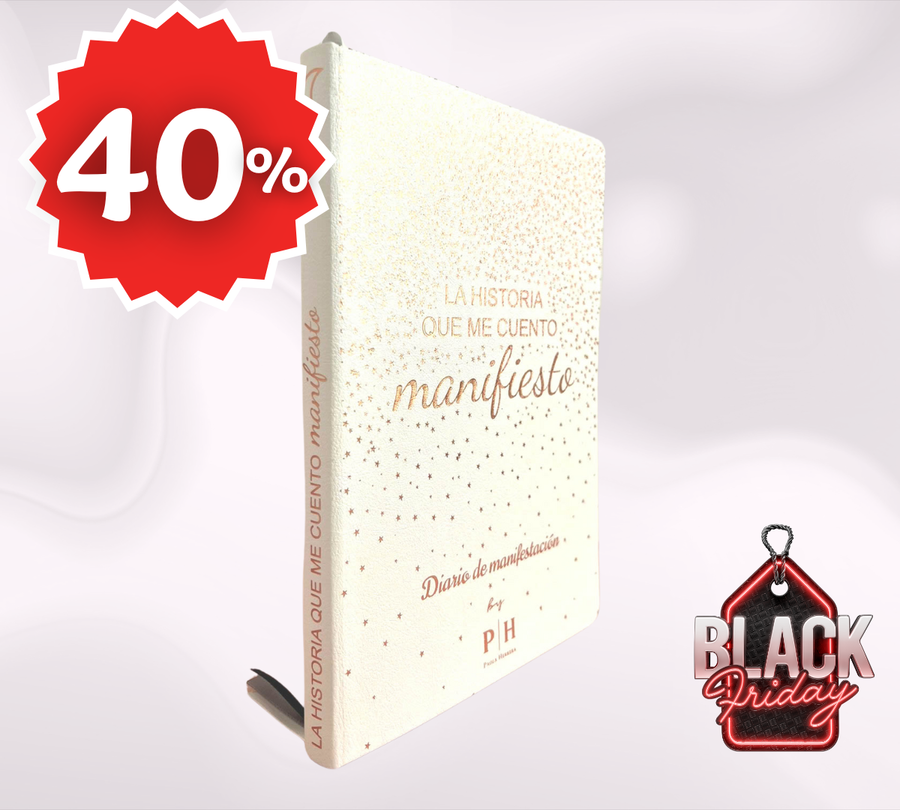 Diario Blanco Foil Rosa